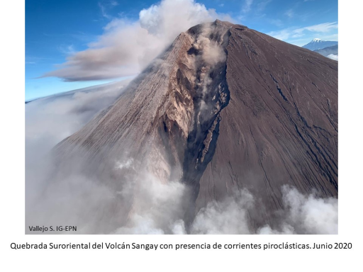 Quebrada suroriente volcán Sangay